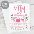 Personalised You Are Blooming Amazing Card from Heartfelt Gifts