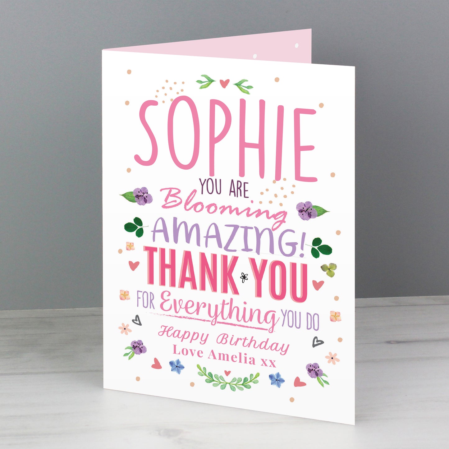 Personalised You Are Blooming Amazing Card - image 6