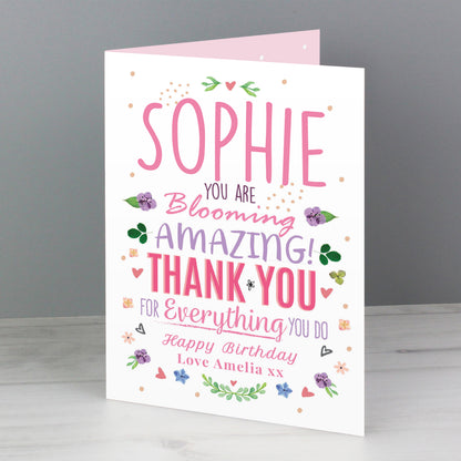 Personalised You Are Blooming Amazing Card - image 6