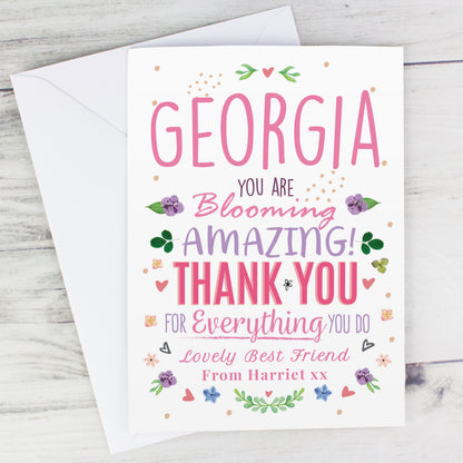 Personalised You Are Blooming Amazing Card - image 7