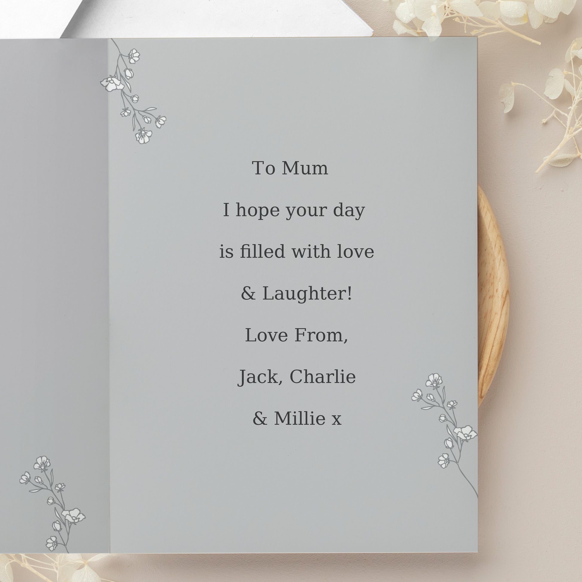 Personalised Grey Snapshot Photo Upload Greeting Card - image 4