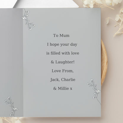 Personalised Grey Snapshot Photo Upload Greeting Card - image 4