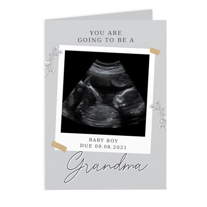 Personalised Grey Snapshot Photo Upload Greeting Card - image 5
