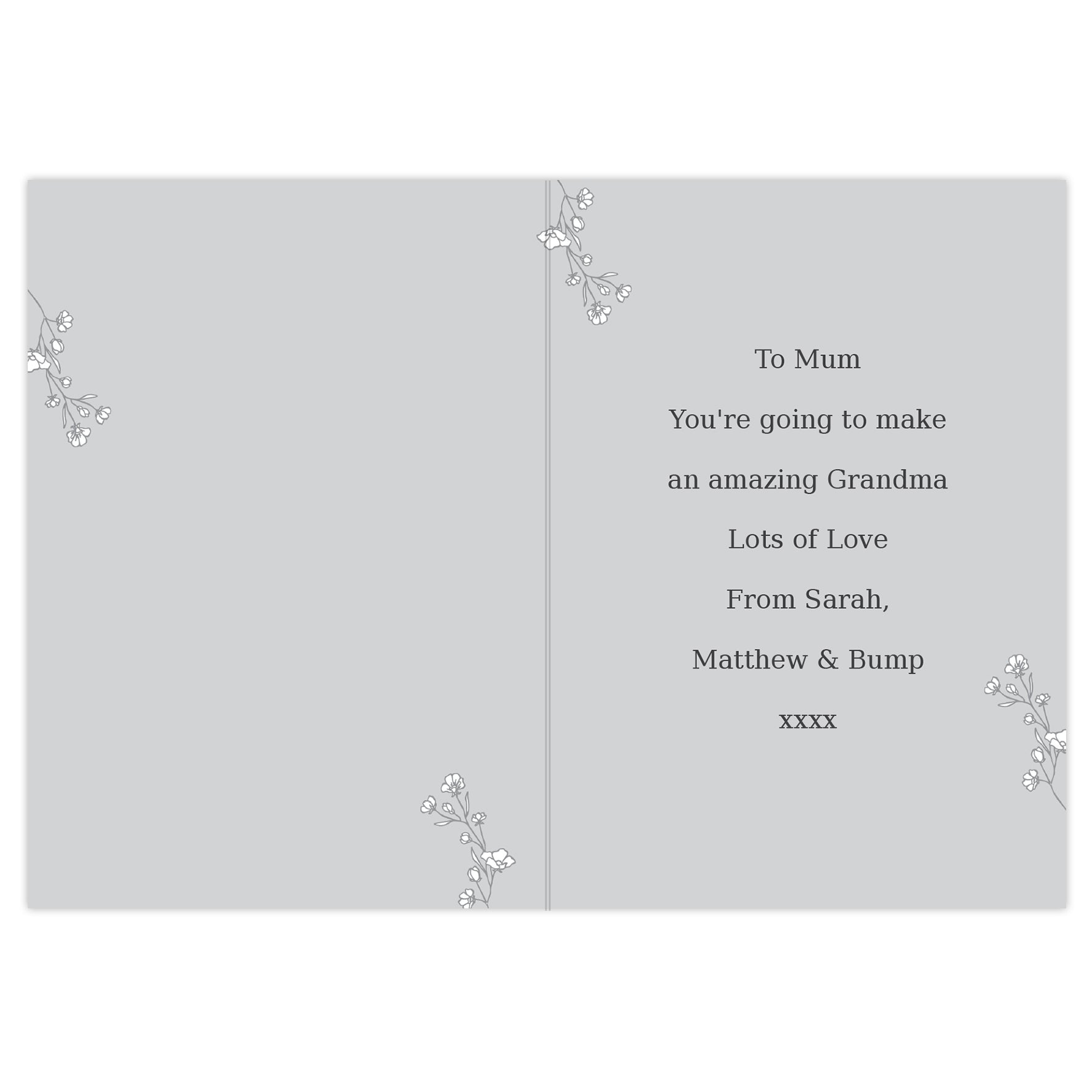 Personalised Grey Snapshot Photo Upload Greeting Card - image 8