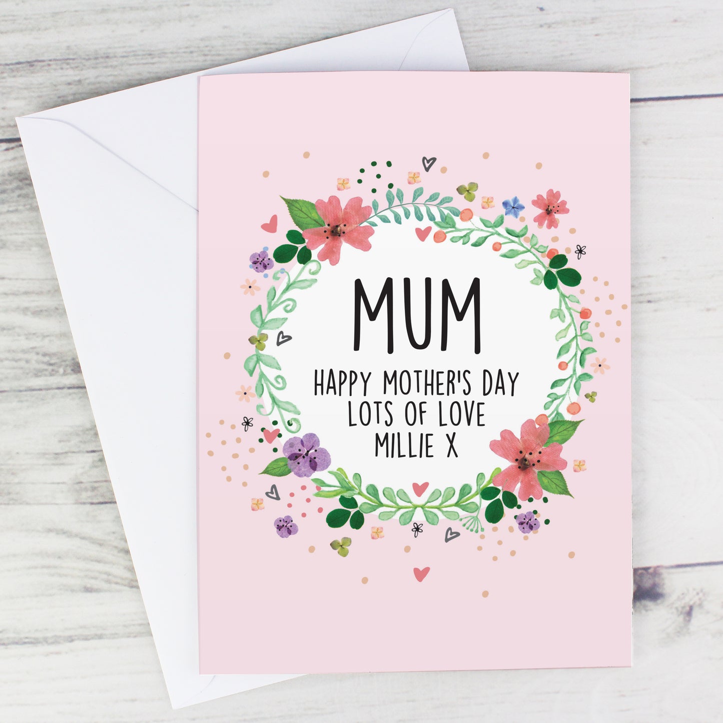 Personalised Floral Card - image 3