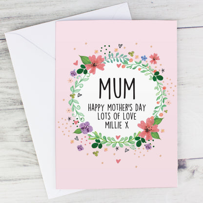 Personalised Floral Card - image 3