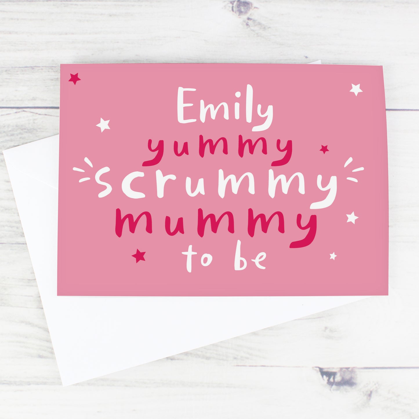 Personalised Yummy Scrummy Mummy To Be Card - image 4