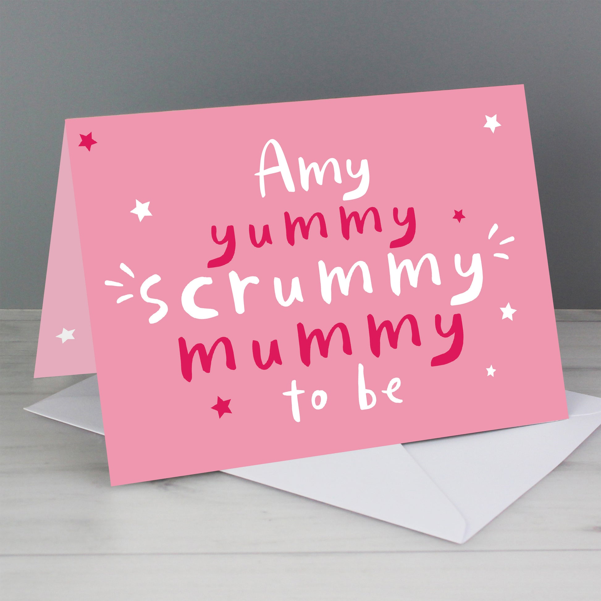Personalised Yummy Scrummy Mummy To Be Card - image 5