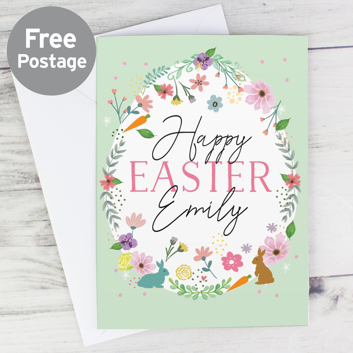 Personalised Easter Springtime Card from Heartfelt Gifts