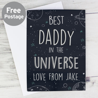Personalised Best... In The Universe Card from Heartfelt Gifts