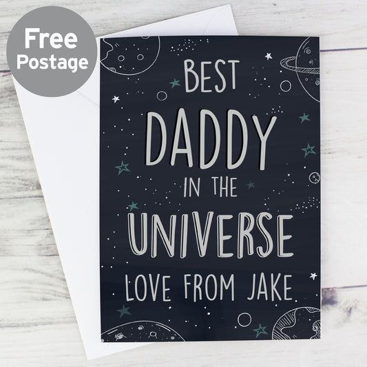 Personalised Best... In The Universe Card from Heartfelt Gifts