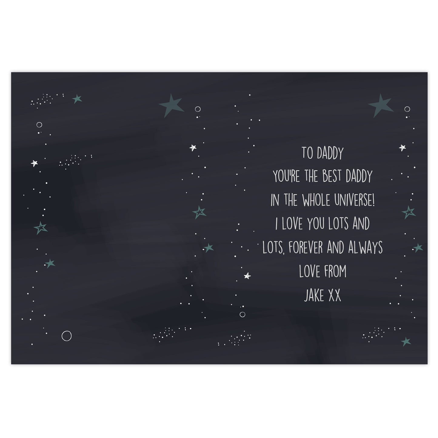 Personalised Best... In The Universe Card - image 2