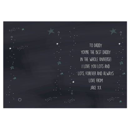 Personalised Best... In The Universe Card - image 2
