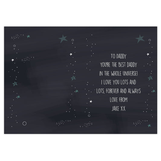 Personalised Best... In The Universe Card - image 2