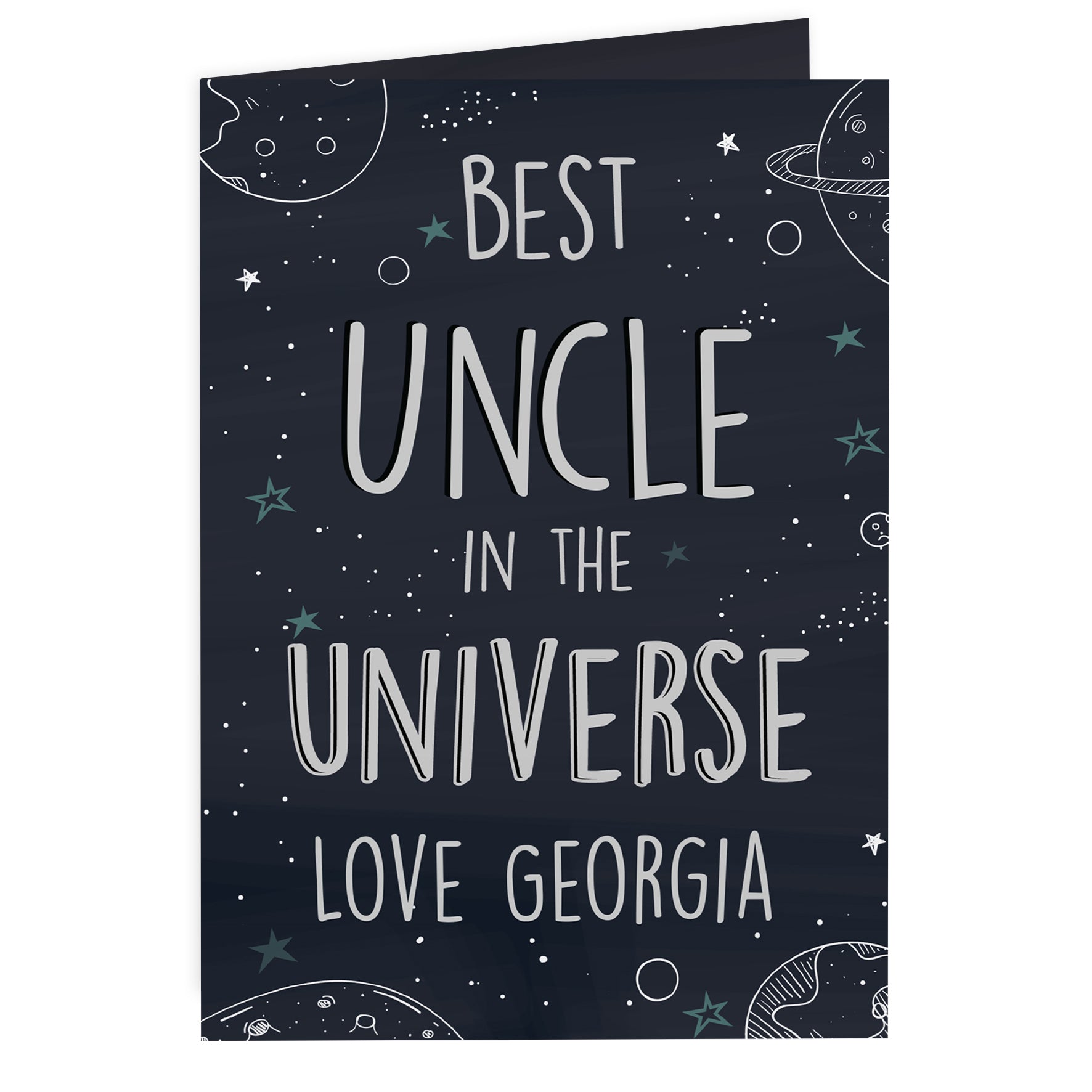 Personalised Best... In The Universe Card - image 4