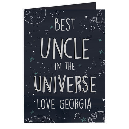 Personalised Best... In The Universe Card - image 4