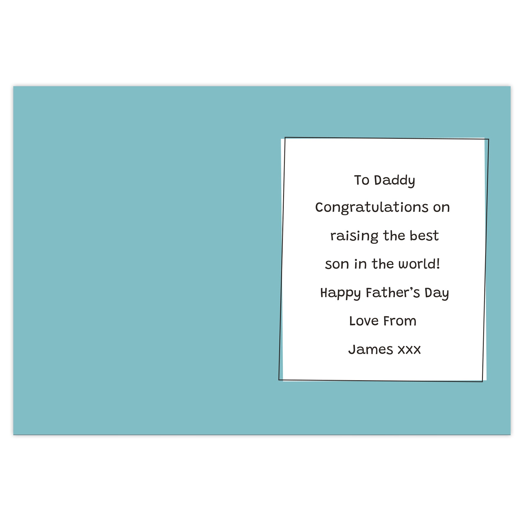 Personalised Well Done Dad... Card - image 2