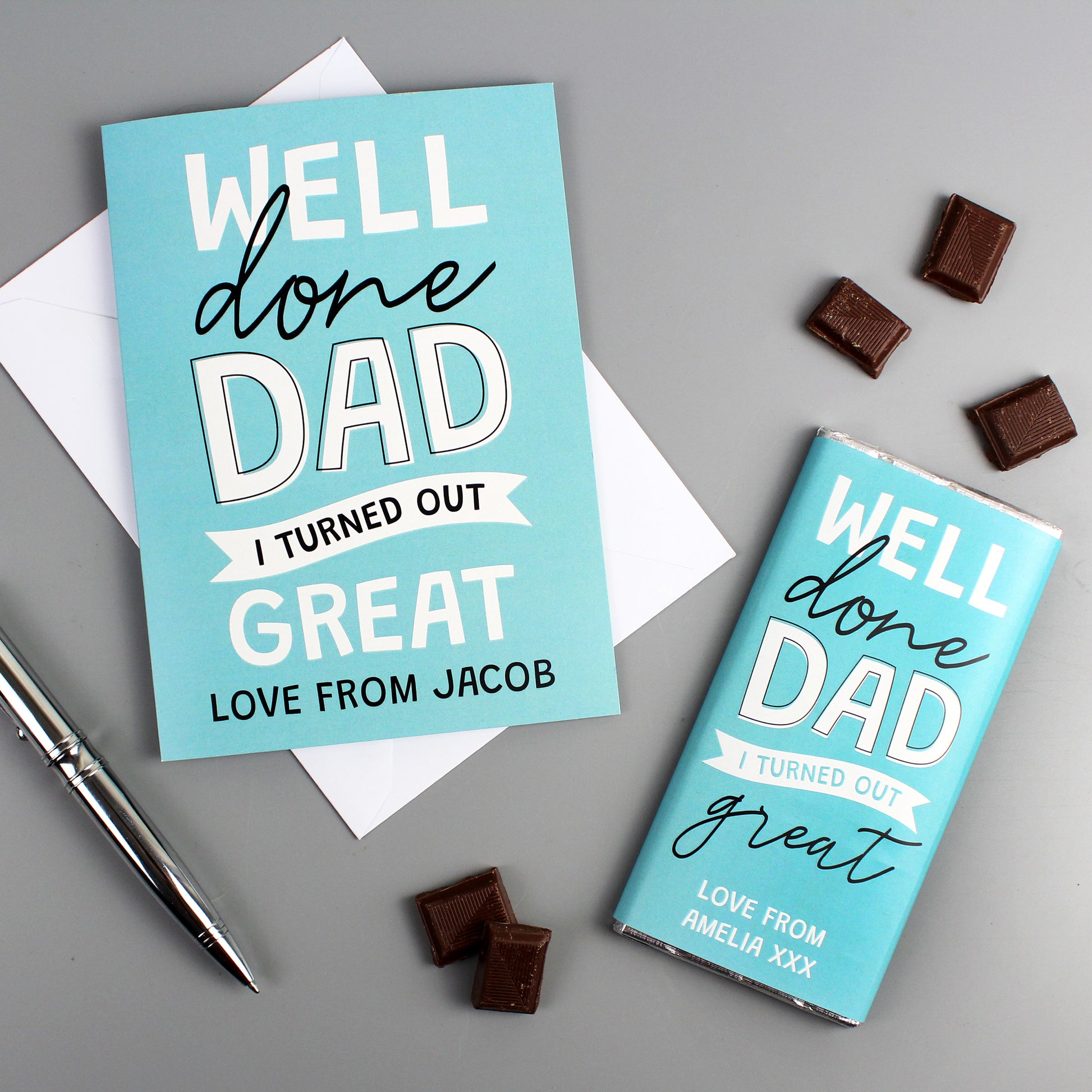 Personalised Well Done Dad... Card - image 5