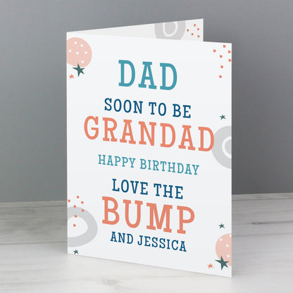 Personalised From the Bump Father's Day Card - image 3