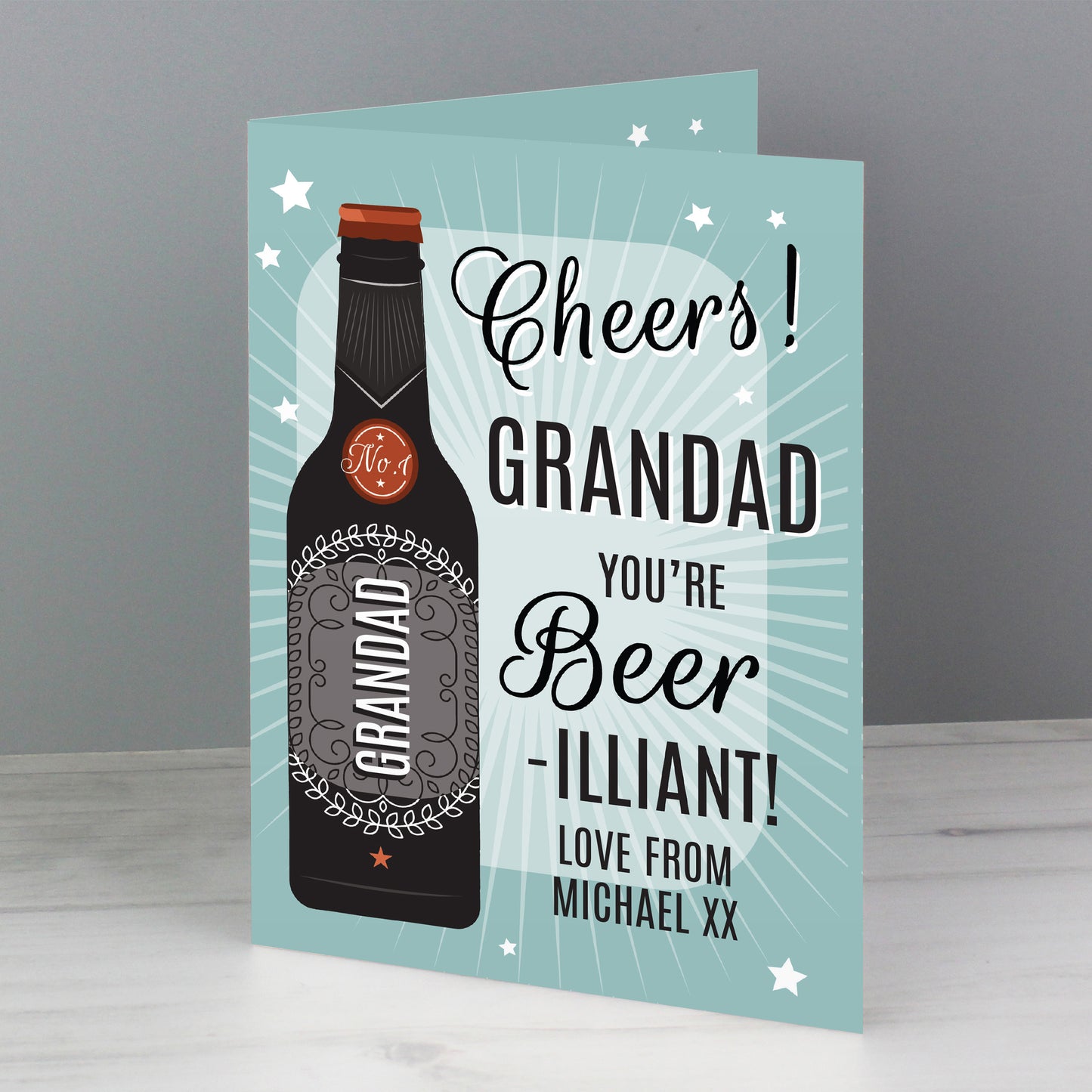 Personalised Beer-illiant Card - image 3