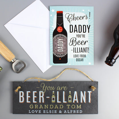 Personalised Beer-illiant Card - image 5