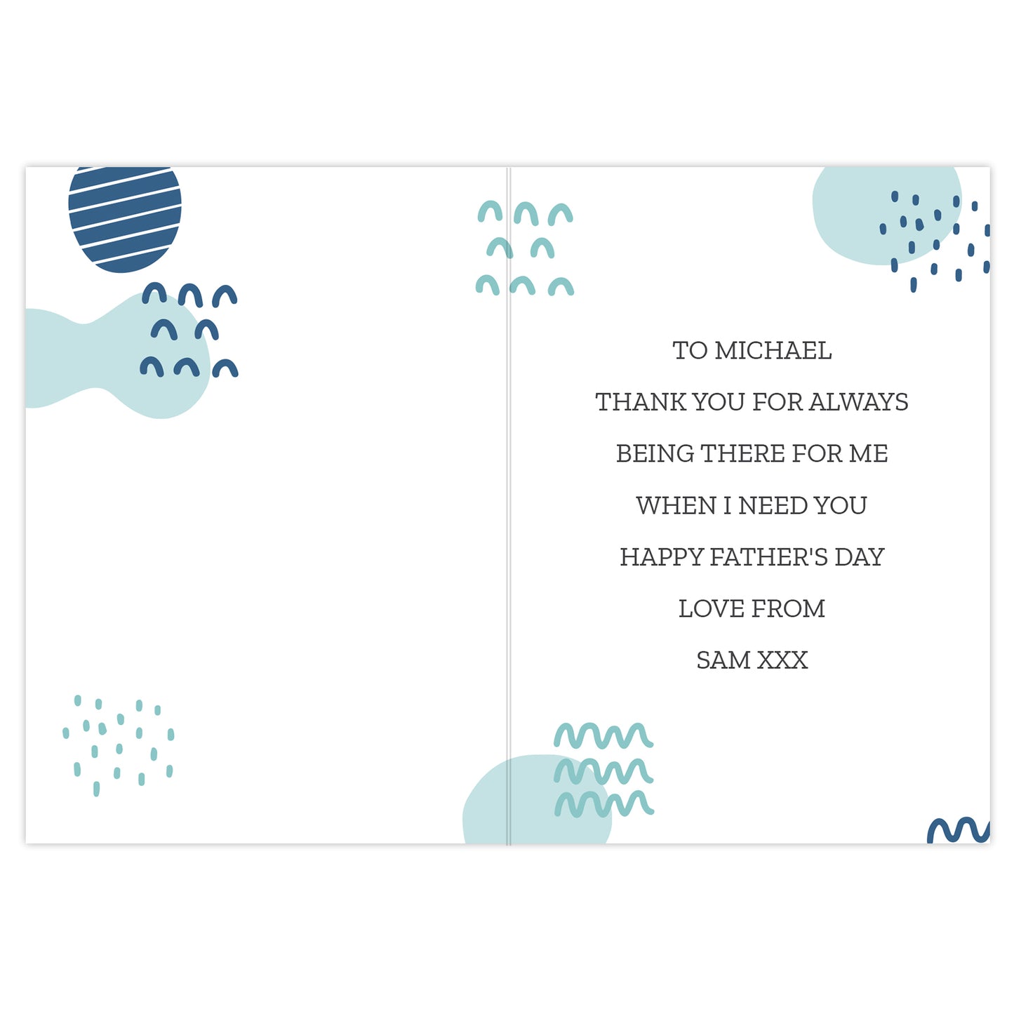 Personalised Like A Dad To Me Card - image 3