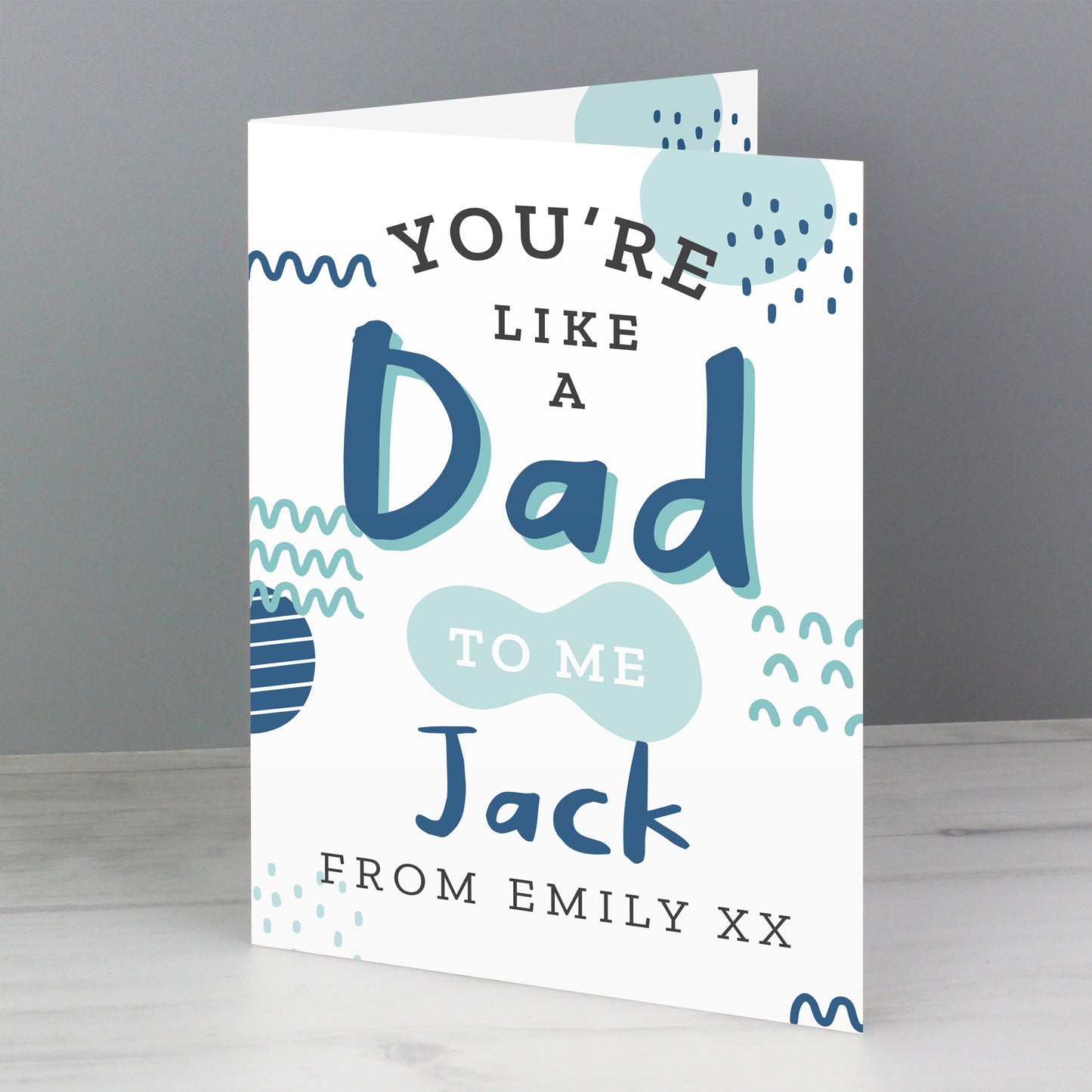 Personalised Like A Dad To Me Card - image 4