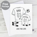 Personalised Football Mini Me Card from Heartfelt Gifts