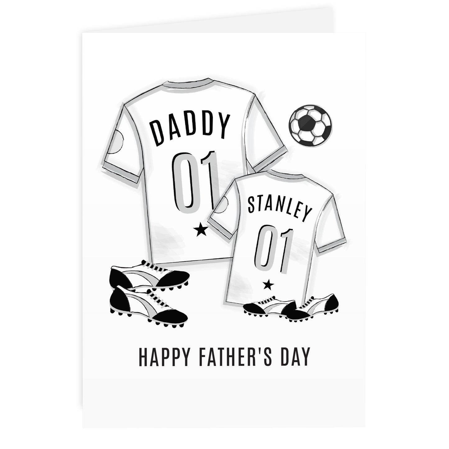 Personalised Football Mini Me Card - image 2