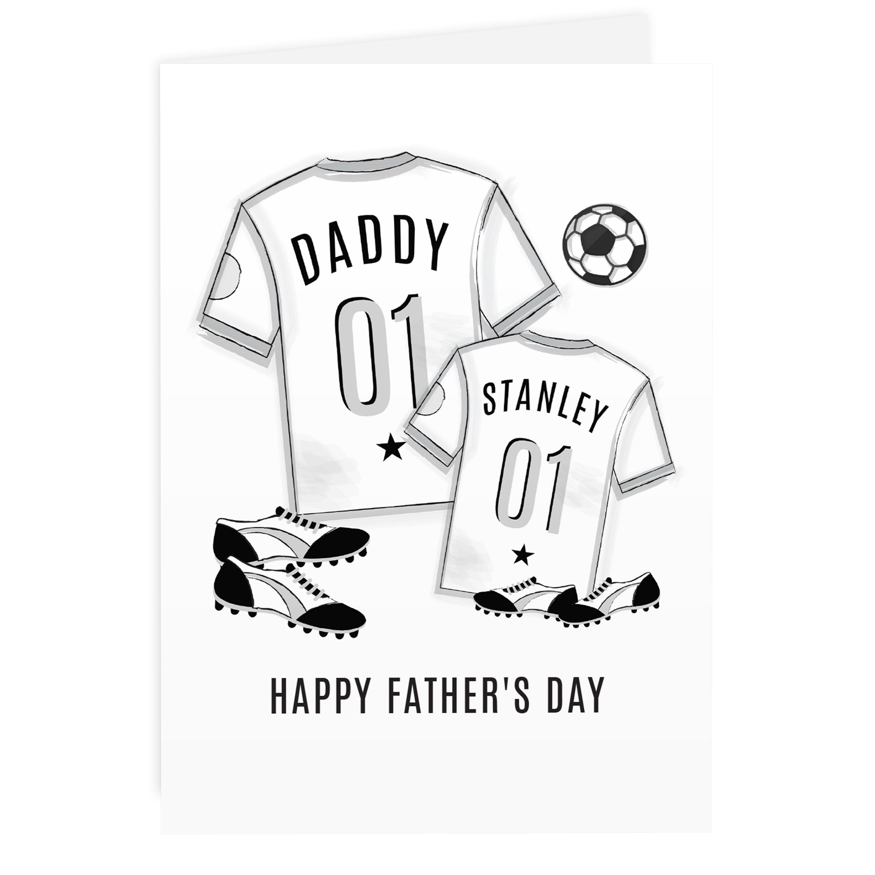 Personalised Football Mini Me Card - image 2