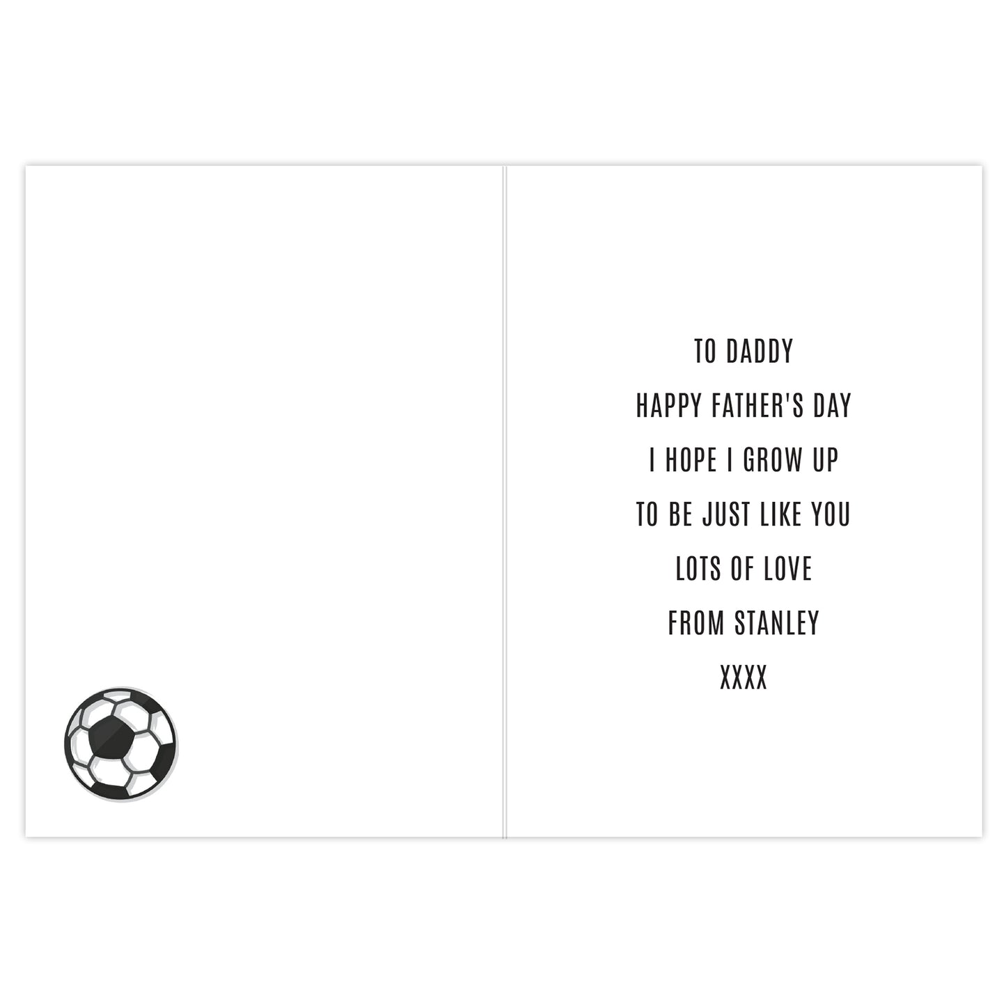 Personalised Football Mini Me Card - image 3