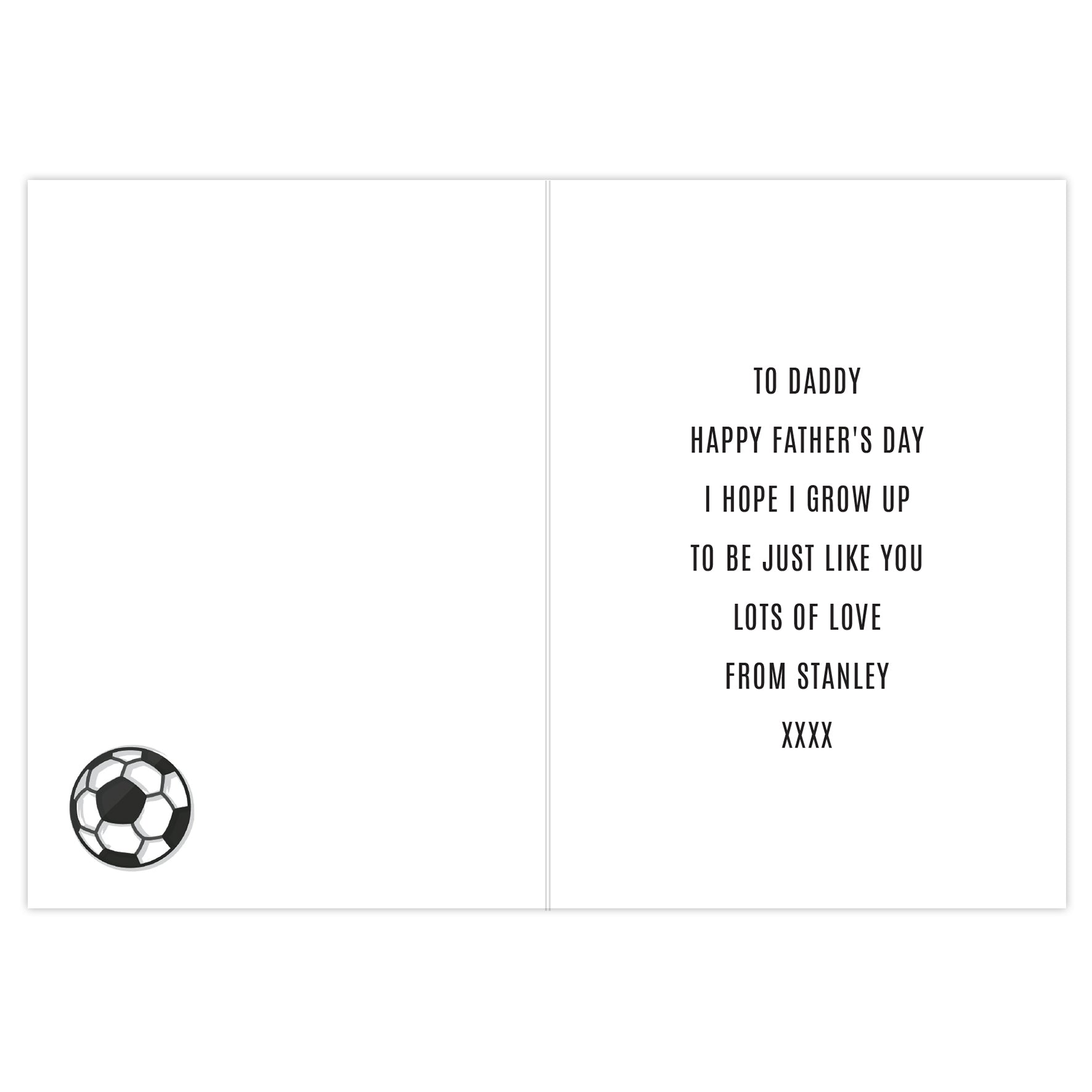 Personalised Football Mini Me Card - image 3