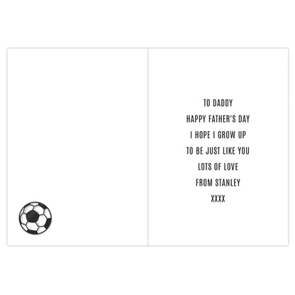 Personalised Football Mini Me Card - image 3