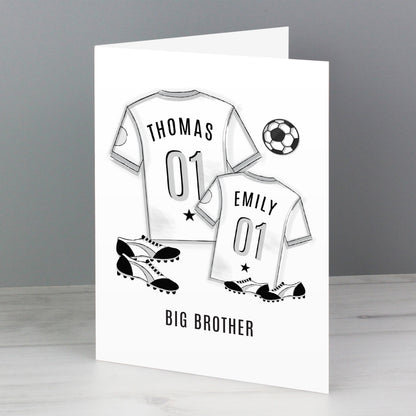 Personalised Football Mini Me Card - image 4
