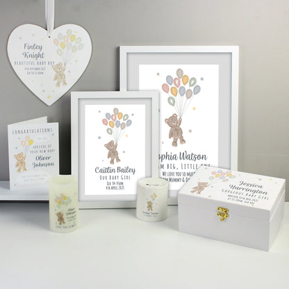 Personalised Teddy & Balloons Card - image 6