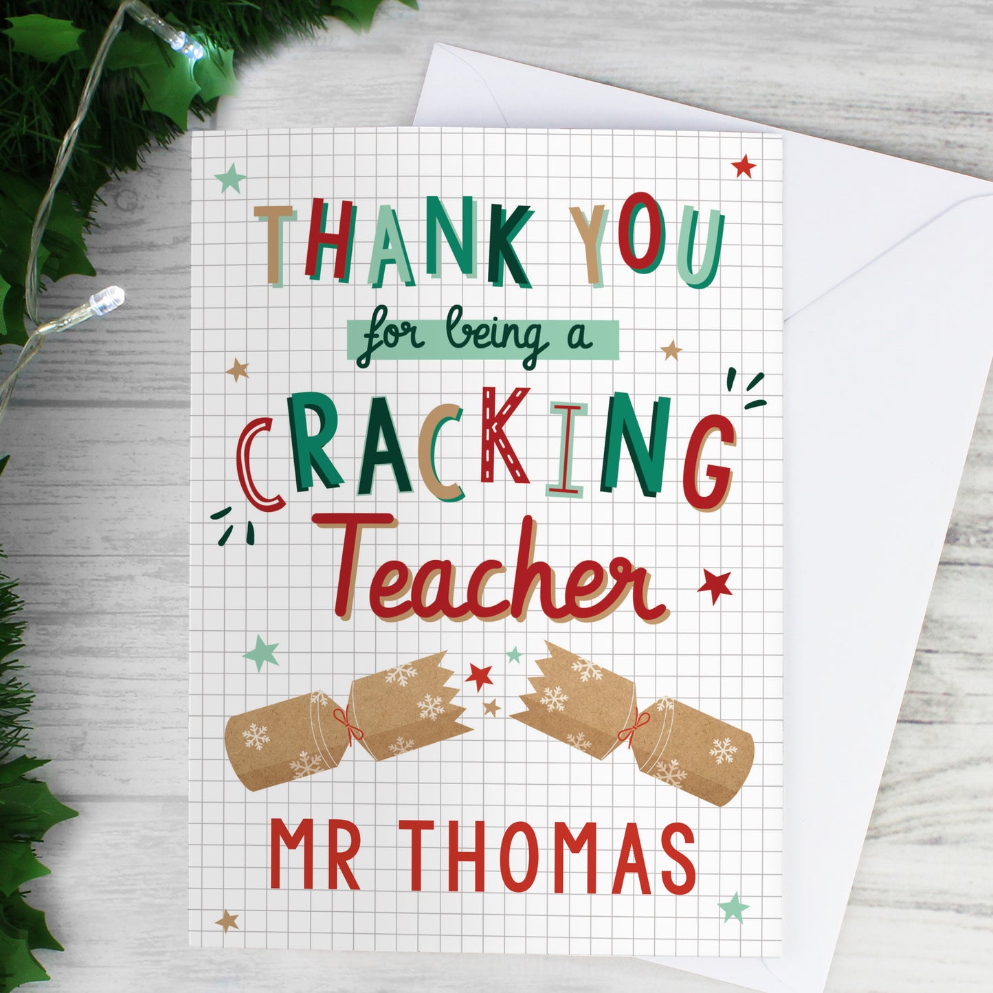 Personalised Cracking Teacher Card - image 2