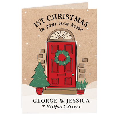 Personalised 1st Christmas In Your New Home Card - image 4