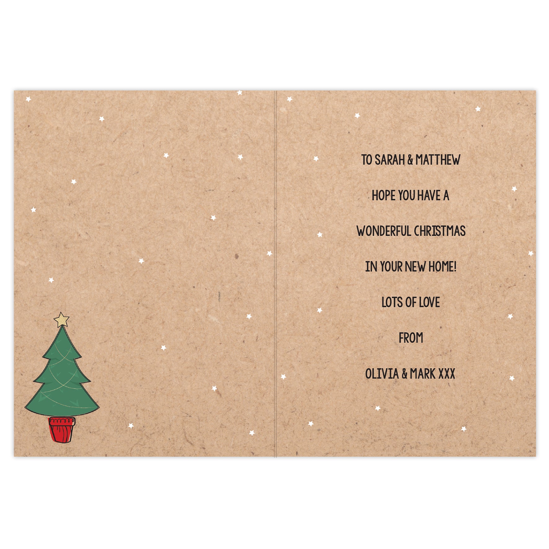 Personalised 1st Christmas In Your New Home Card - image 5