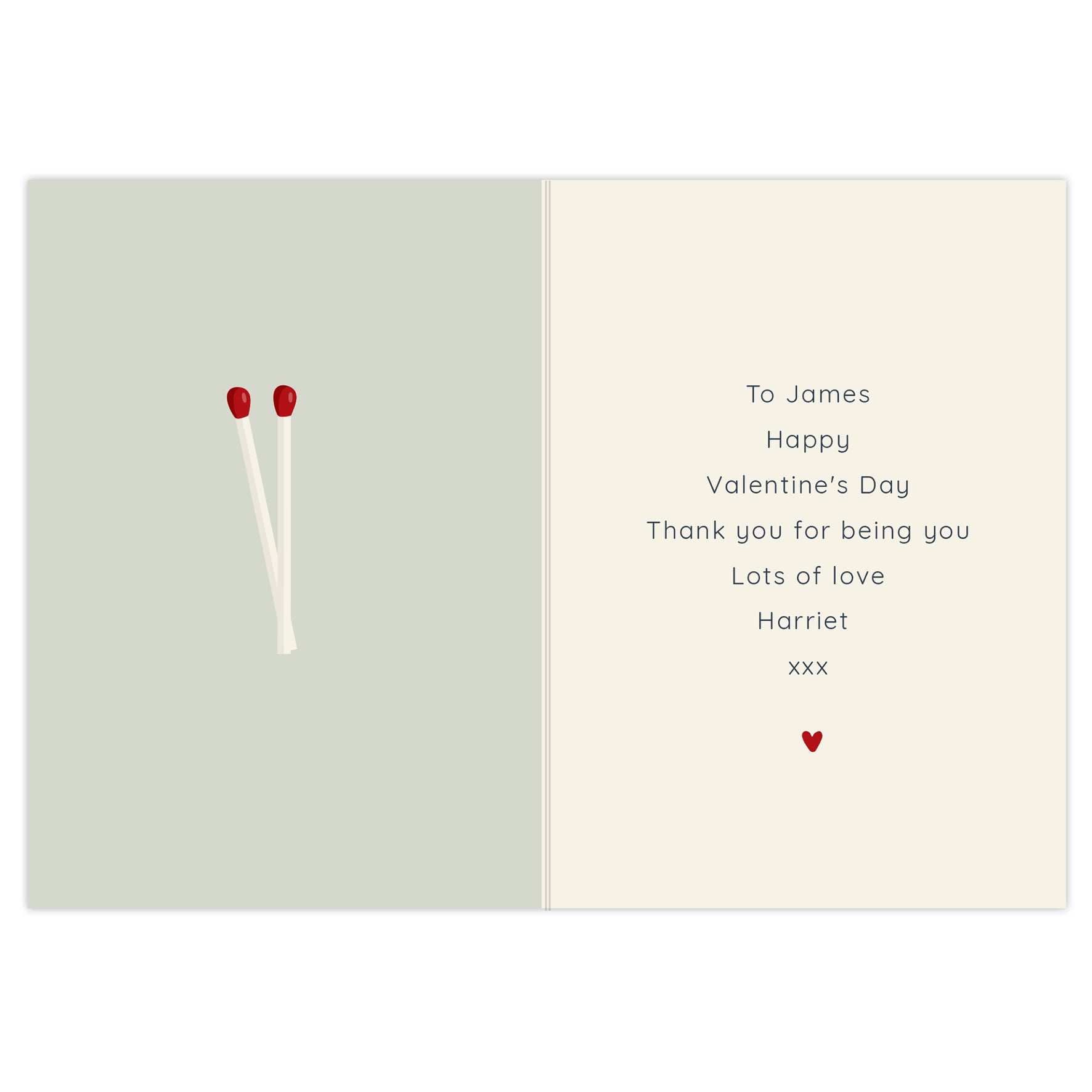 Personalised The Perfect Match Card - image 4