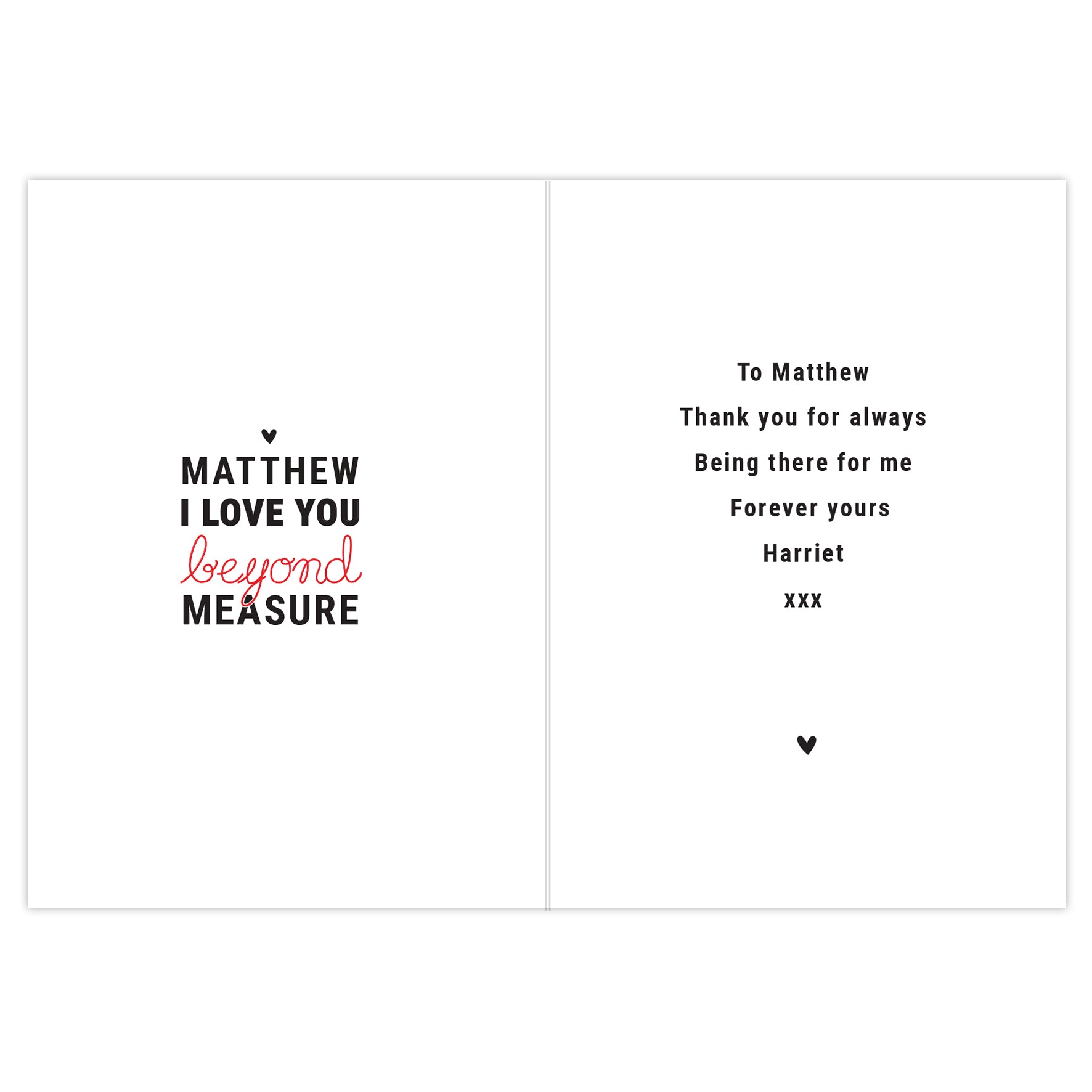 Personalised Beyond Measures Card - image 5