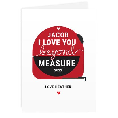 Personalised Beyond Measures Card - image 6
