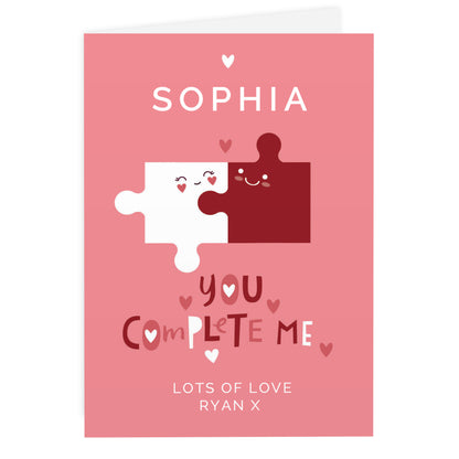 Personalised You Complete Me Card - image 5