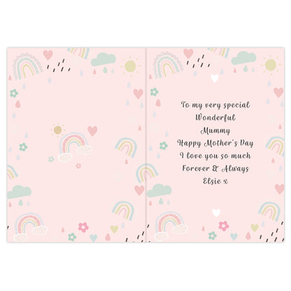 Personalised Rainbows & Sunshine Card - image 7