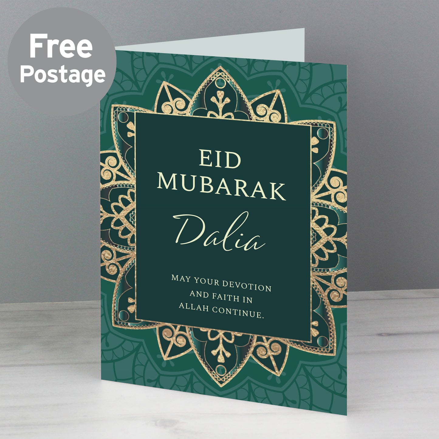 Personalised Eid and Ramadan Card from Heartfelt Gifts