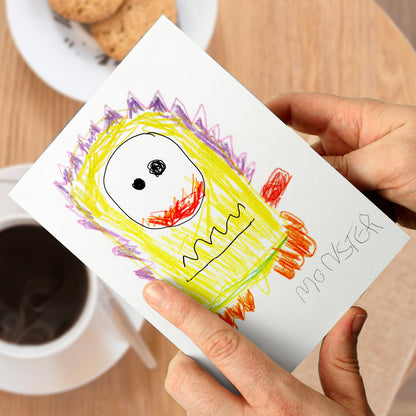 Personalised Photo Upload Card - Gaegu Font from Heartfelt Gifts