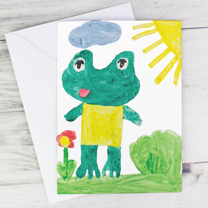 Personalised Photo Upload Card - Gaegu Font - image 2