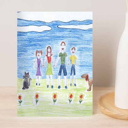 Personalised Photo Upload Card - Gaegu Font - image 12