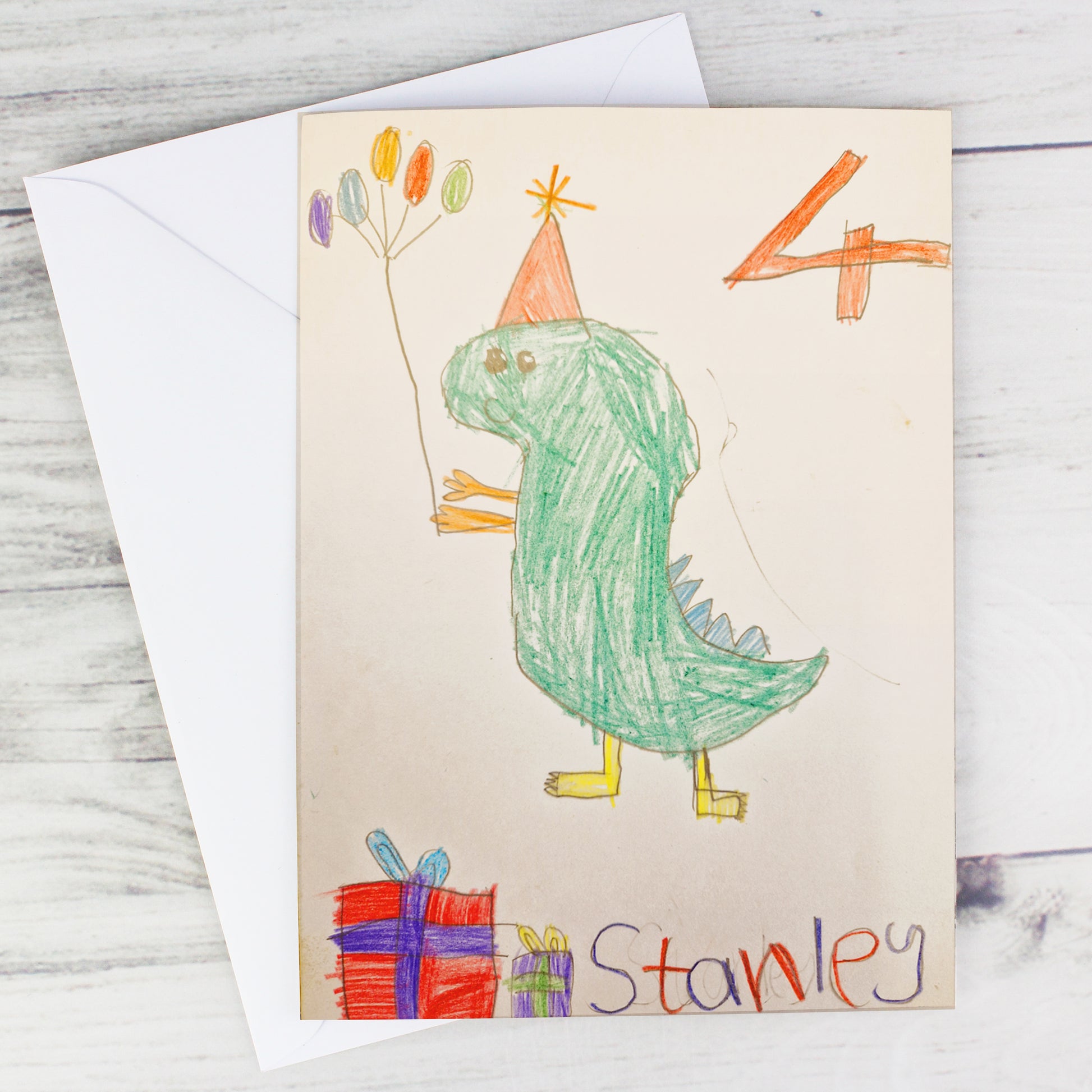 Personalised Photo Upload Card - Gaegu Font - image 13