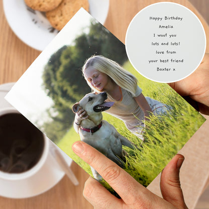 Personalised Photo Upload Card - Gaegu Font - image 4