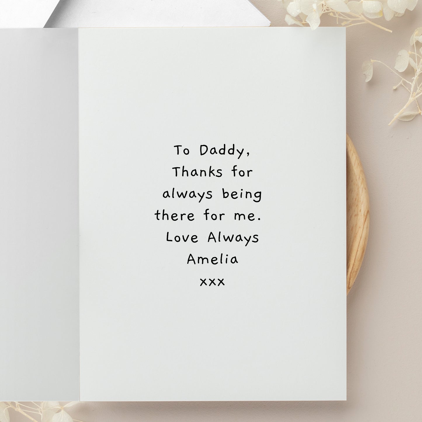 Personalised Photo Upload Card - Gaegu Font - image 8